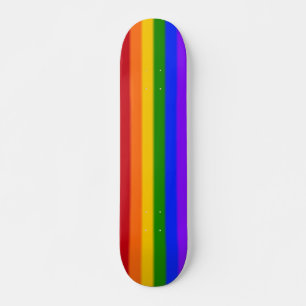 Falln Gay Pride Flag Skateboard