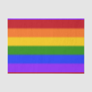 Falln Gay Pride Flag Tissue Paper