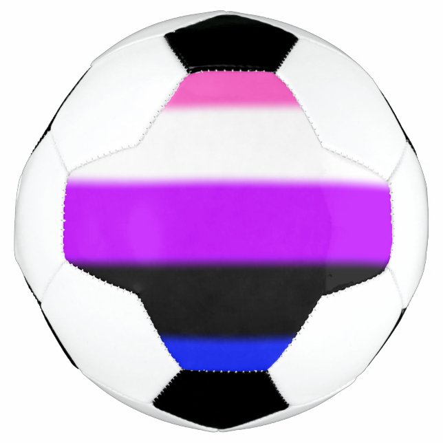Falln Genderfluid Pride Flag Football (Front)
