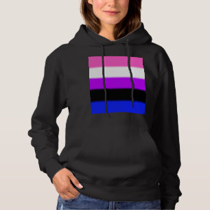 Falln Genderfluid Pride Flag Hoodie