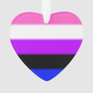 Falln Genderfluid Pride Flag Ornament