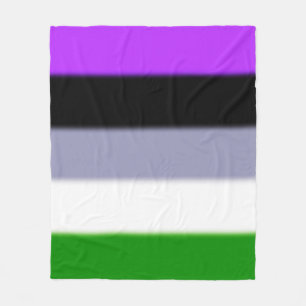 Falln Genderqueer Pride Flag Fleece Blanket
