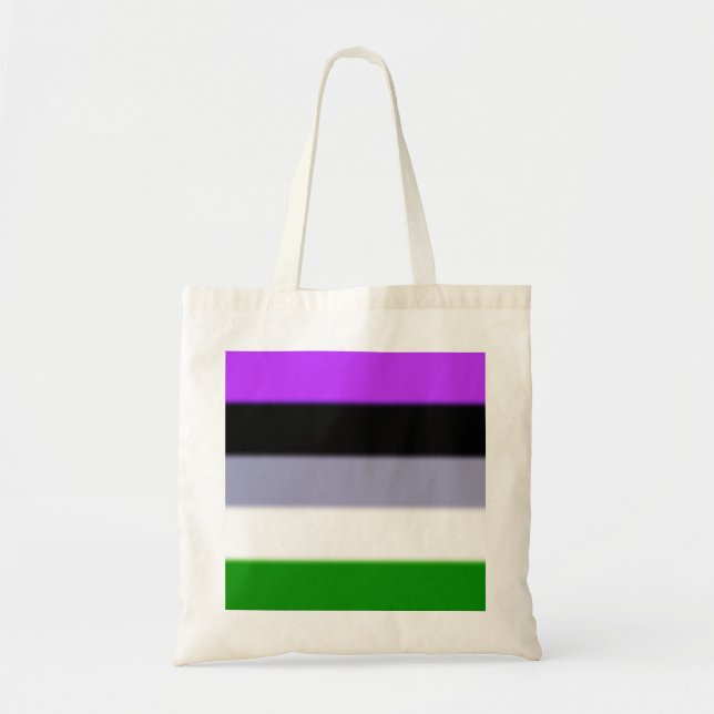 Falln Genderqueer Pride Flag Tote Bag (Front)