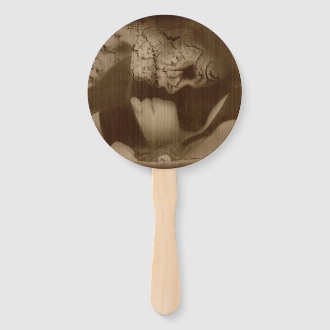 Falln Give in to Temptation Hand Fan (Front)