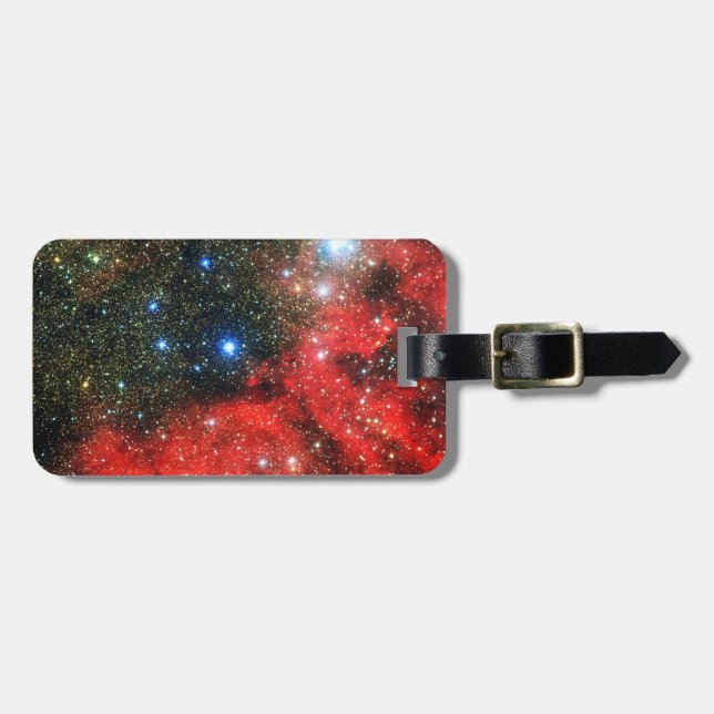 Falln Gold Dusted Galaxy Luggage Tag (Front Horizontal)