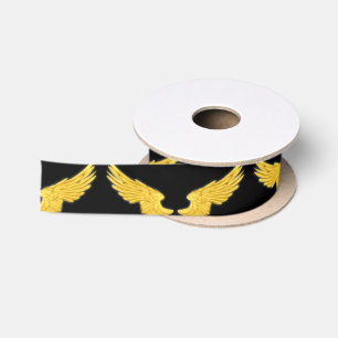 Falln Golden Angel Wings Satin Ribbon