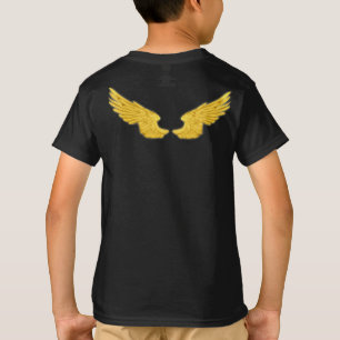Falln Golden Angel Wings T-Shirt