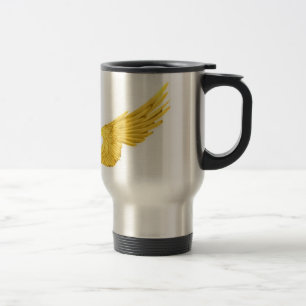 Falln Golden Angel Wings Travel Mug