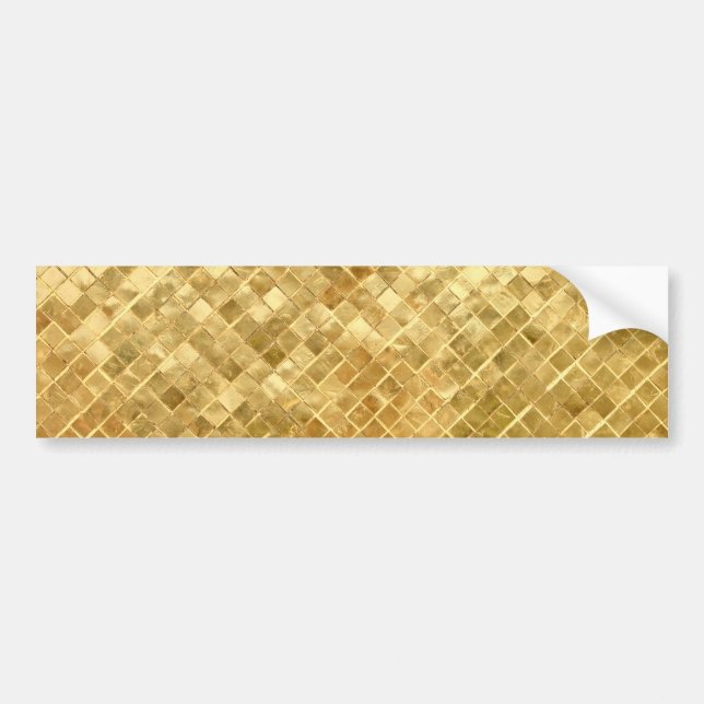 Falln Golden Chequerboard Bumper Sticker (Front)