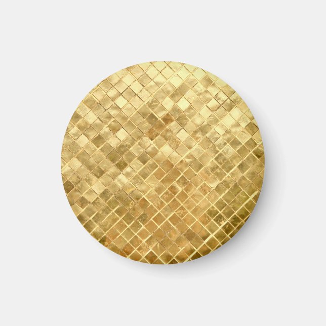 Falln Golden Chequerboard Magnet (Front)