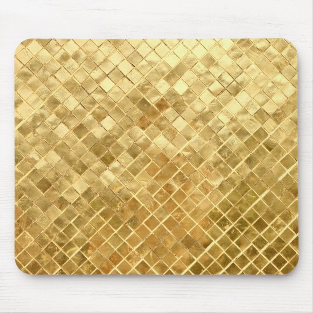 Falln Golden Chequerboard Mouse Mat (Front)