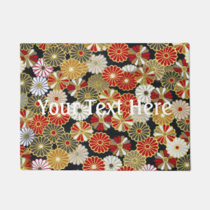 Falln Golden Chrysanthemums Doormat