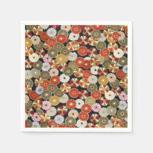 Falln Golden Chrysanthemums Napkin