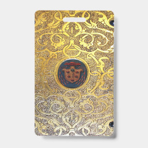 Falln Golden Swirls ID Badge