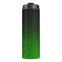 Falln Green & Black Glitter Gradient
