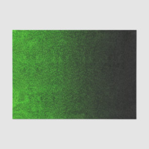 Falln Green & Black Glitter Gradient Tissue Paper