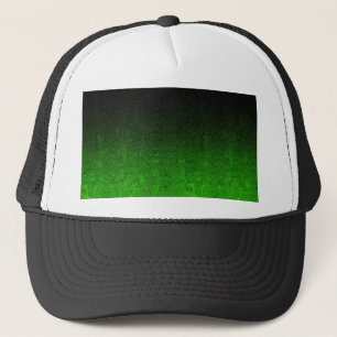 Falln Green & Black Glitter Gradient Trucker Hat