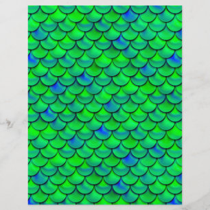 Falln Green Blue Scales