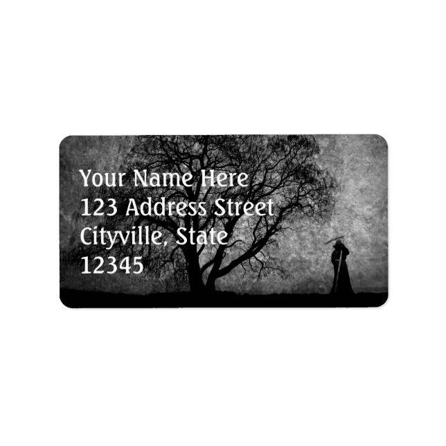 Falln Grim Reaper Original Art Boundaries Between Label (Front)