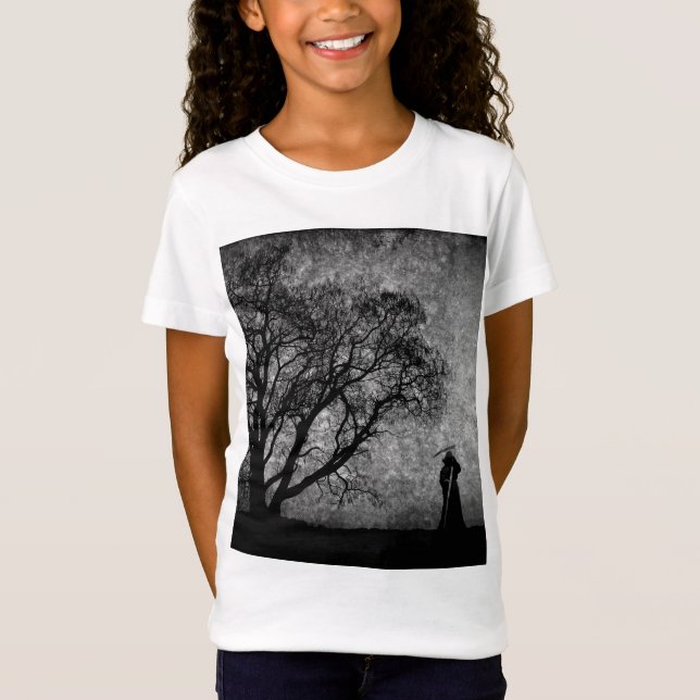 Falln Grim Reaper Original Art Boundaries Between T-Shirt (Front)