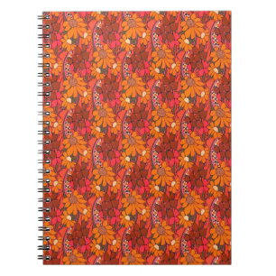 Falln Groovy Flowers Notebook