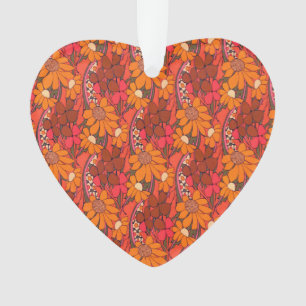 Falln Groovy Flowers Ornament