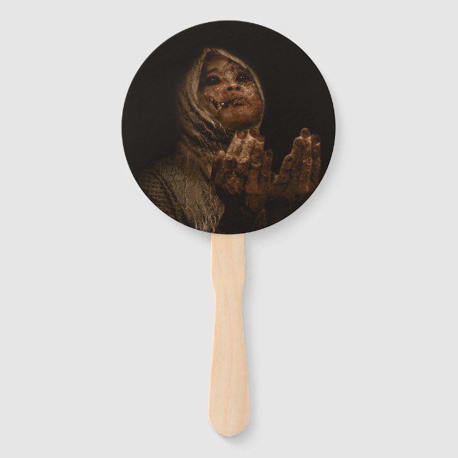 Falln Have Mercy Hand Fan (Front)