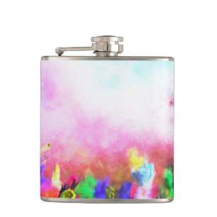 Falln Holi Colours Hip Flask