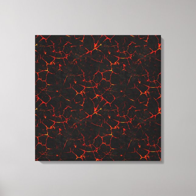Falln Hot Lava Canvas Print (Front)