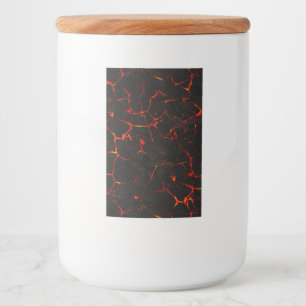 Falln Hot Lava Food Label