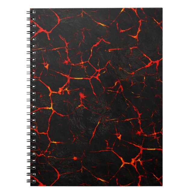 Falln Hot Lava Notebook (Front)