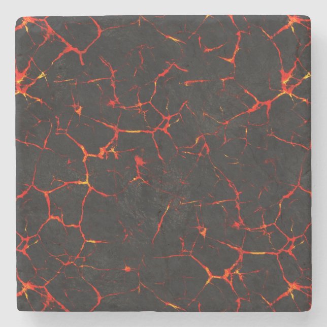 Falln Hot Lava Stone Coaster (Front)