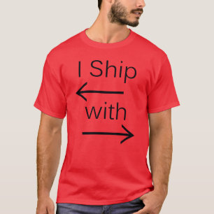 Falln I Ship It (You Choose Background Colour!) T-Shirt