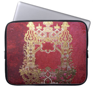 Falln Ink Stained Crimson Laptop Sleeve