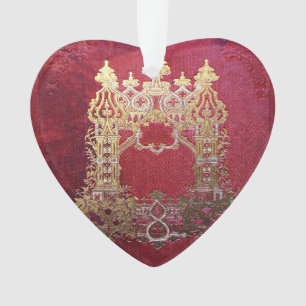 Falln Ink Stained Crimson Ornament