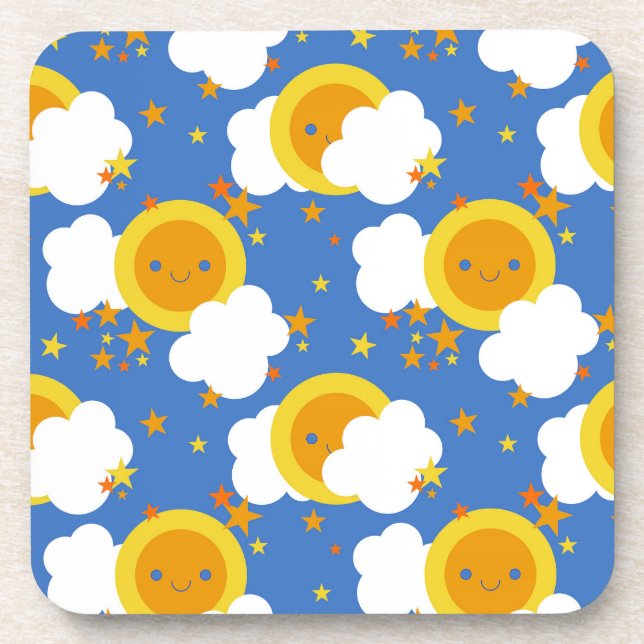 Falln Kawaii Moon, Stars, Sunshine Coaster (Front)
