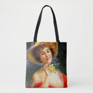 Falln Lady in Red Tote Bag