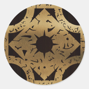 Falln Lament Side F Classic Round Sticker