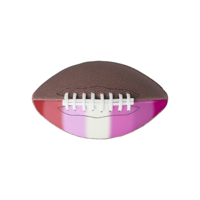 Falln Lesbian Pride Flag American Football (Front)