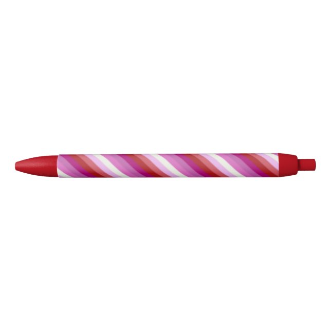 Falln Lesbian Pride Flag Black Ink Pen (Front)