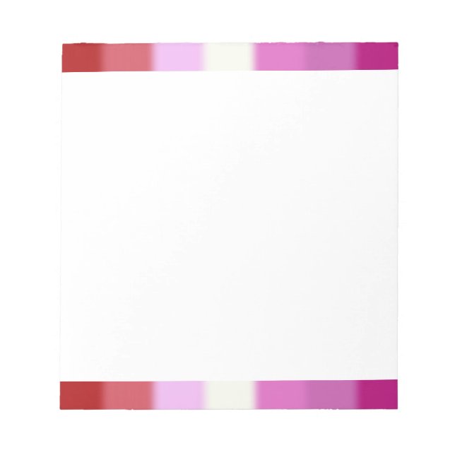 Falln Lesbian Pride Flag Notepad (Front)