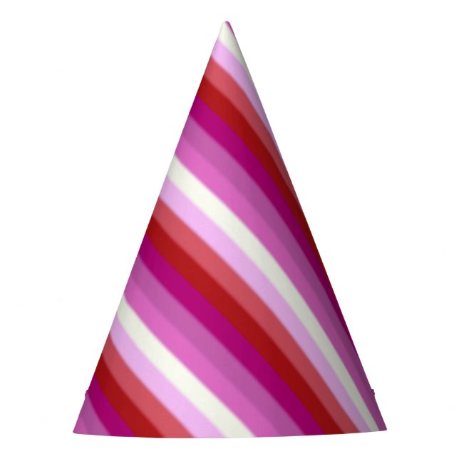 Falln Lesbian Pride Flag Party Hat (Front)
