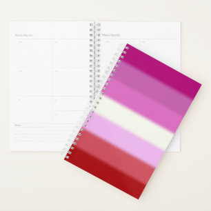 Falln Lesbian Pride Flag Planner