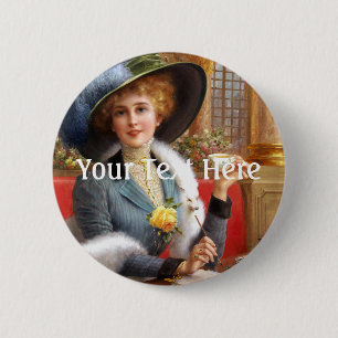 Falln Letters And Tea 6 Cm Round Badge