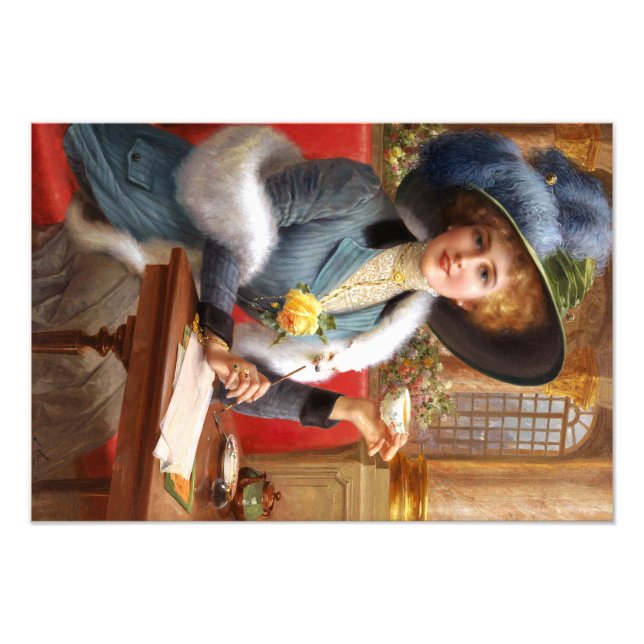 Falln Letters And Tea Photo Print (Front)