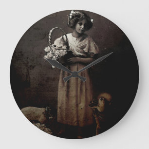 Falln Like Lambs To The Slaughter Large Clock