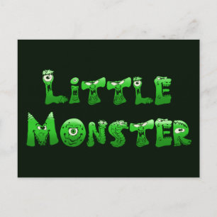 Falln Little Monster Postcard