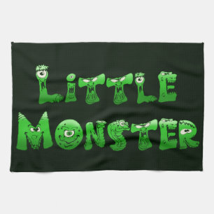Falln Little Monster Tea Towel