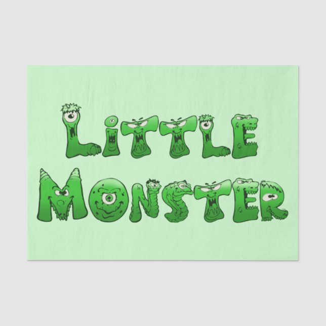 Falln Little Monster Tissue Paper (Front)