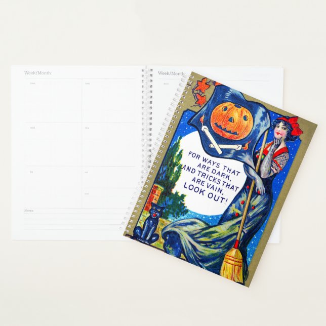 Falln Look Out Halloween Time Planner (Display)
